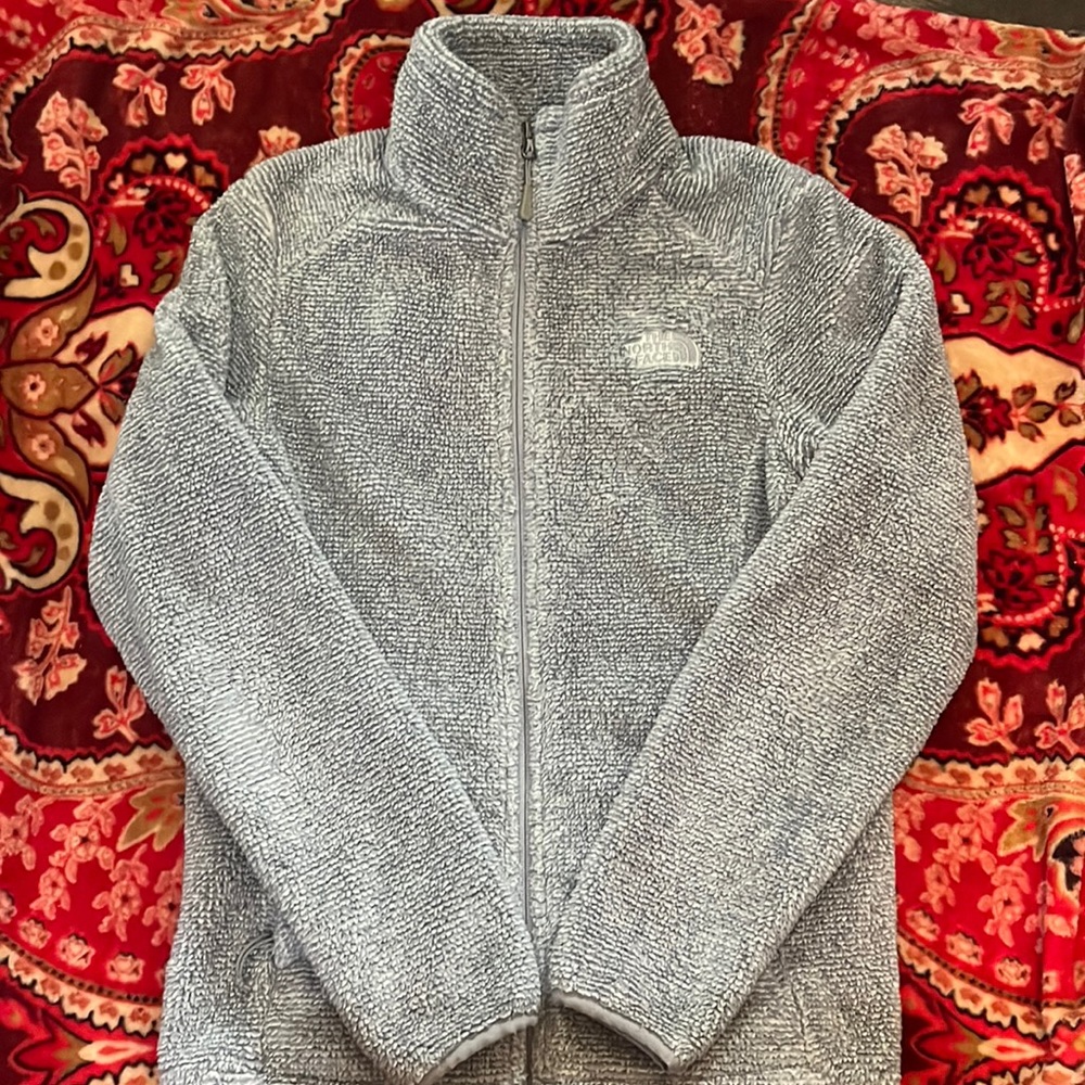 The North Face zip-up sweater